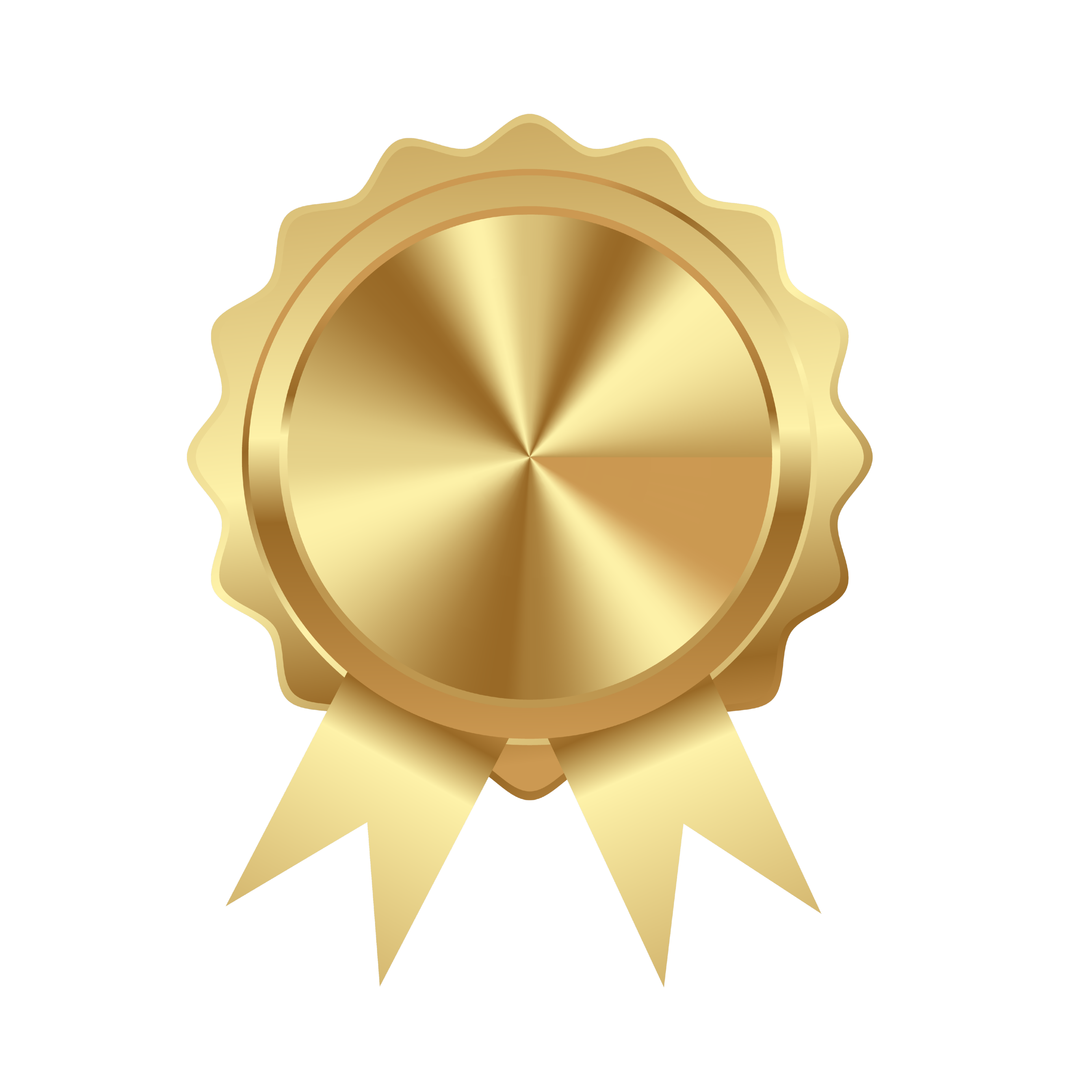Sello dorado de certificación
